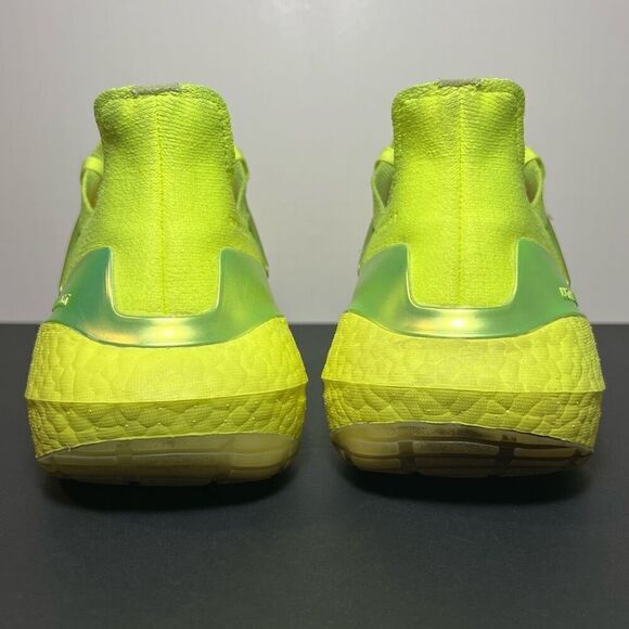 Mens ADIDAS UltraBoost 21’ Solar Yellow Athletic Shoes / Size 12 - Picture 4 of 9